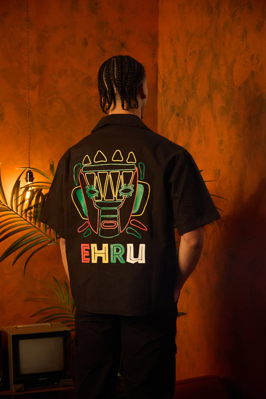 Djembe Camp Collar Shirt